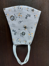 Load image into Gallery viewer, Kids Tiger Print Cotton Face Mask