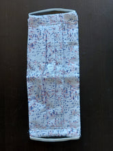 Load image into Gallery viewer, White Red & Blue Design Breathable Cotton Face Mask