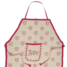 Load image into Gallery viewer, Apron Traditional Tiger Block Print