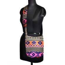 Load image into Gallery viewer, The Boho Style Ballona Messenger Bag - Pink/Orange