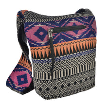Load image into Gallery viewer, The Boho Style Ballona Messenger Bag - Pink/Blue