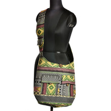 Load image into Gallery viewer, The Boho Style Kajri Messenger Bag - Green/Yellow