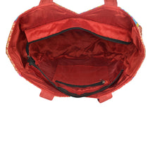 Load image into Gallery viewer, The Kali Shoulder Handbag - Red Embroidered
