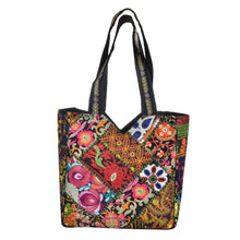 Load image into Gallery viewer, The Kali Shoulder bag - Black Embroidered