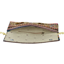 Load image into Gallery viewer, The Mohali Clutch Purse - Orange/Blue/Multi