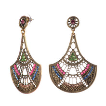 Load image into Gallery viewer, Indian Chandelier Style Beaded Earrings