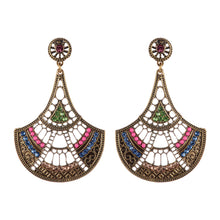 Load image into Gallery viewer, Indian Chandelier Style Beaded Earrings