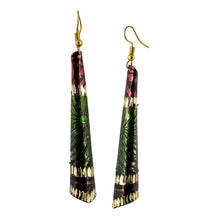 Load image into Gallery viewer, Gold Engraved Boho Drop Earrings