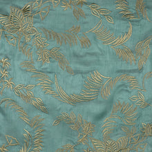Load image into Gallery viewer, Embroidered Leaves Throw Pillow Cover 16x16