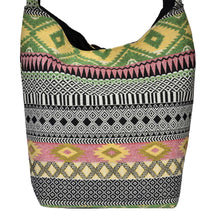 Load image into Gallery viewer, The Boho Style Kajri Messenger Bag - Green/Yellow