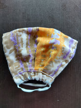 Load image into Gallery viewer, Animal Print Orange &amp; Purple Breathable Cotton Face Mask
