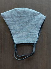 Load image into Gallery viewer, Grey Denim Look Breathable Cotton Face Mask