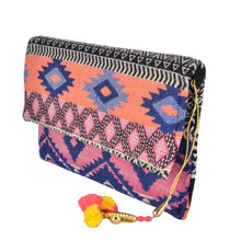 Load image into Gallery viewer, The Mohali Clutch Purse - Pink/Coral