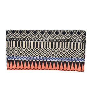 The Mohali Clutch Purse - Pink/Coral