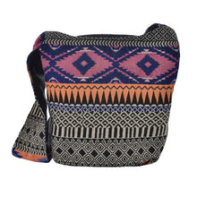 Load image into Gallery viewer, The Boho Style Ballona Messenger Bag - Pink/Blue