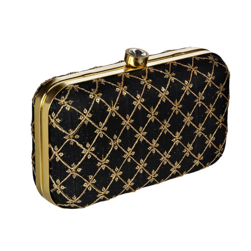 The Rani Clutch Bag - Black