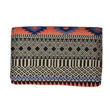Load image into Gallery viewer, The Sheera clutch boho Purse - Pink/Dark Blue