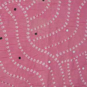 Bandhani Pink Scarf For Women