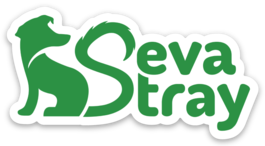 Life Saving Seva Stray Die Cut Sticker 2.6" x 1.4"